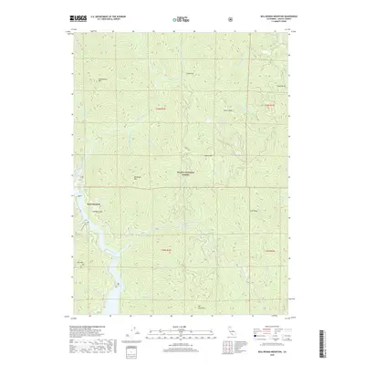 2018 Map of Bollibokka Mountain, 2018 Print