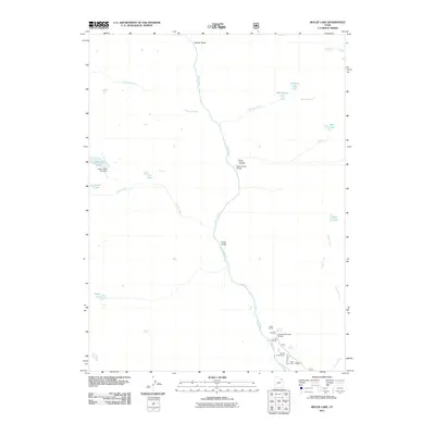 2011 Map of Bollie Lake, 2011 Print