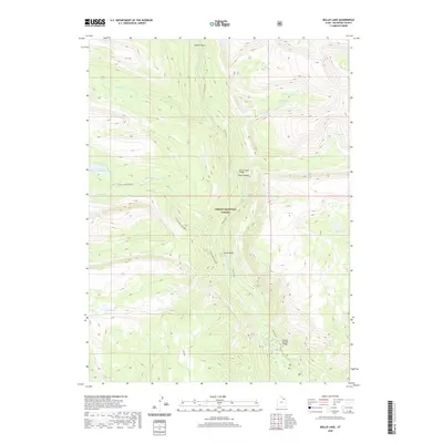 2020 Map of Bollie Lake, 2020 Print