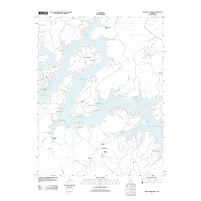 2011 Map of Bollinger Creek, 2011 Print
