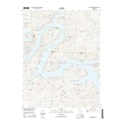 2015 Map of Bollinger Creek, 2015 Print