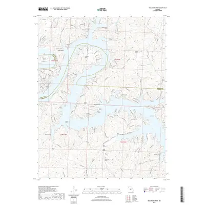 2017 Map of Bollinger Creek, 2017 Print