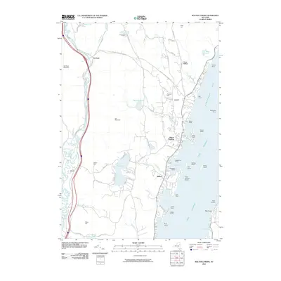 2010 Map of Bolton Landing, 2010 Print