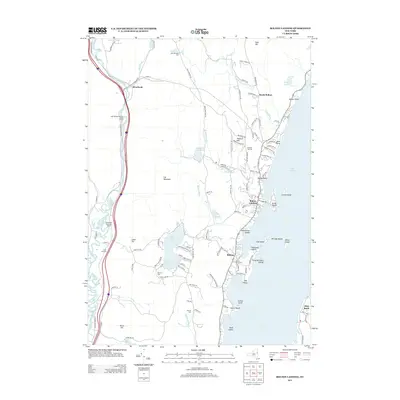 2013 Map of Bolton Landing, 2013 Print