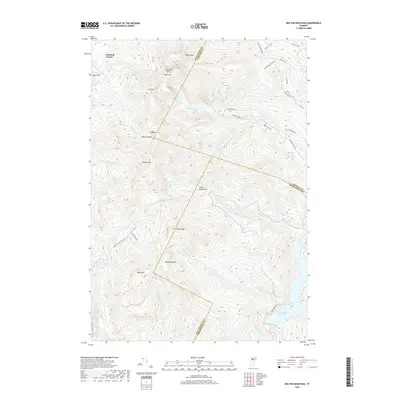2018 Map of Bolton Mountain, 2018 Print