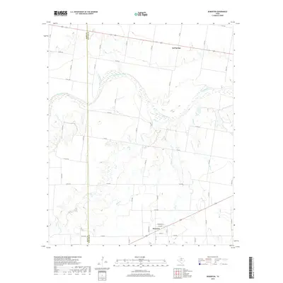 2019 Map of Bomarton, 2019 Print