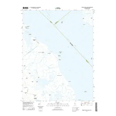 2014 Map of Bombay Hook Island, 2014 Print