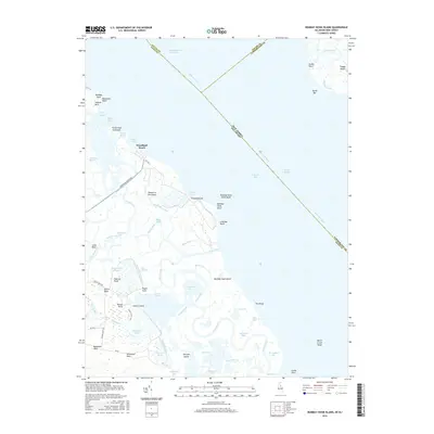 2016 Map of Bombay Hook Island, 2016 Print