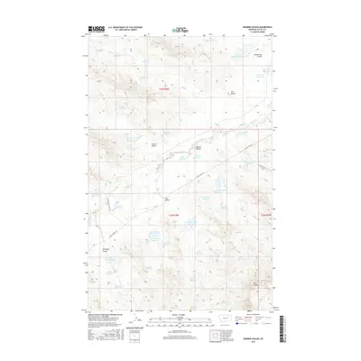 2017 Map of Bomber Coulee, 2017 Print