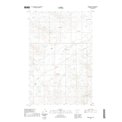 2020 Map of Bomber Coulee, 2020 Print