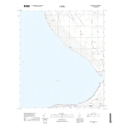2018 Map of Bon Secour Bay, 2018 Print