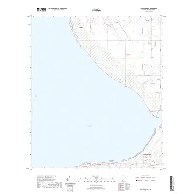 2020 Map of Bon Secour Bay, 2020 Print