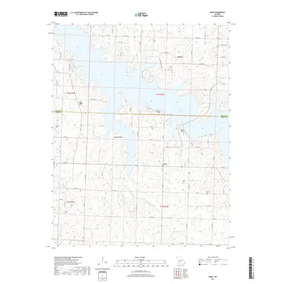 2017 Map of Bona, 2017 Print