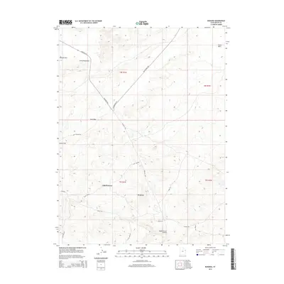 2014 Map of Bonanza, 2014 Print