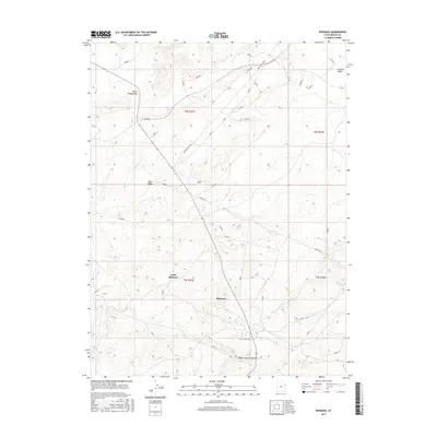 2017 Map of Bonanza, 2017 Print