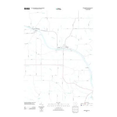 2013 Map of Bonaparte, 2013 Print