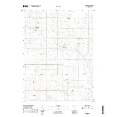 2018 Map of Bonaparte, 2018 Print