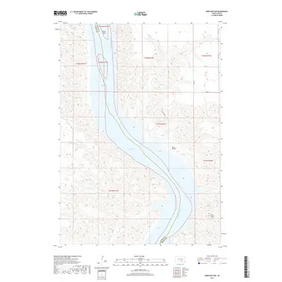 2017 Map of Bond Bottom, 2017 Print