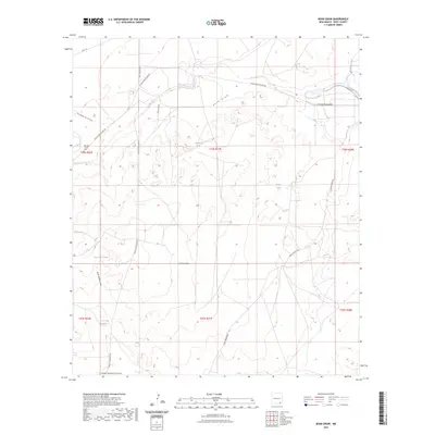 2023 Map of Bond Draw, 2023 Print