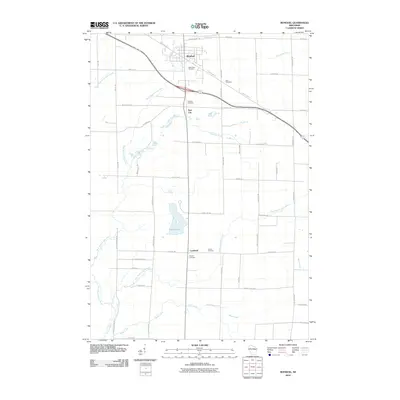 2010 Map of Bonduel, 2010 Print