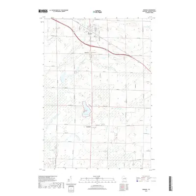 2018 Map of Bonduel, 2018 Print