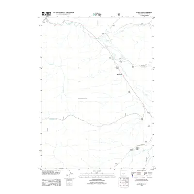 2012 Map of Bondurant, 2012 Print
