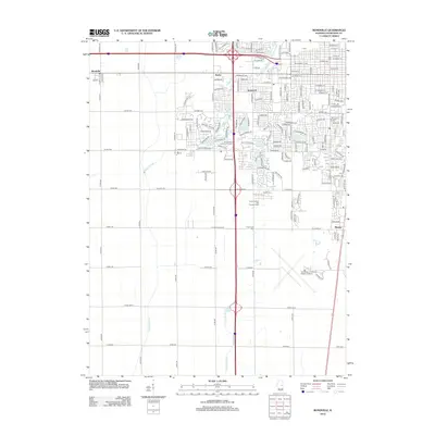 2012 Map of Bondville, 2012 Print