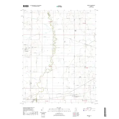 2018 Map of Bone Gap, 2018 Print