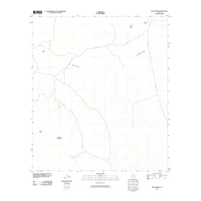2010 Map of Bone Spring, 2010 Print