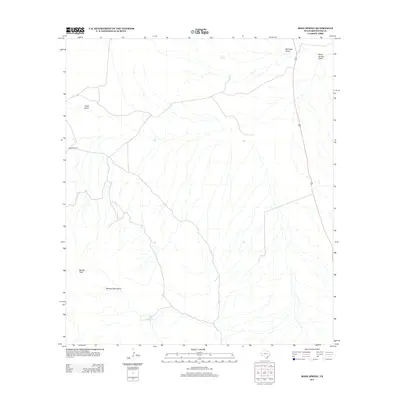 2012 Map of Bone Spring, 2012 Print