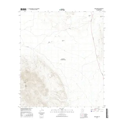 2016 Map of Bone Spring, 2016 Print