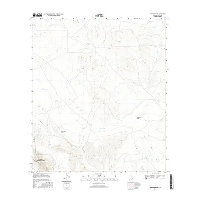 2016 Map of Bone Spring NE, 2016 Print
