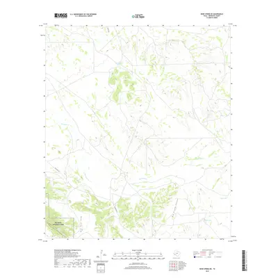 2019 Map of Bone Spring NE, 2019 Print