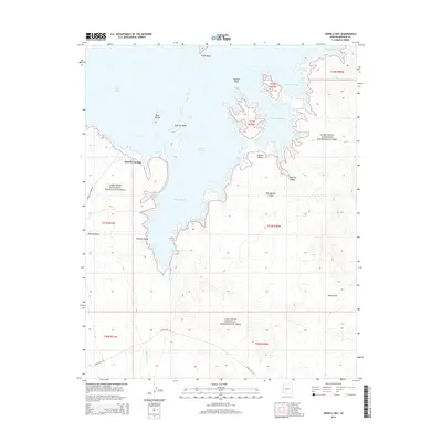 2014 Map of Bonelli Bay, 2014 Print