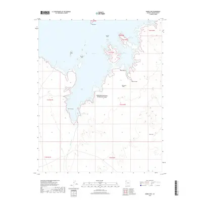 2018 Map of Bonelli Bay, 2018 Print
