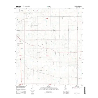 2015 Map of Boneset Creek, 2015 Print