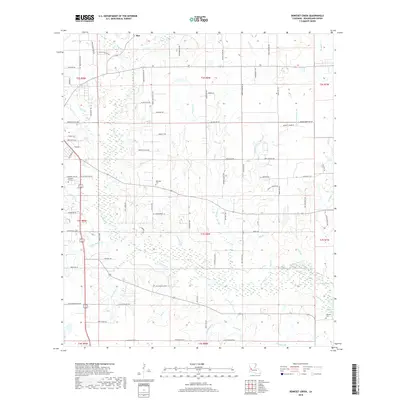 2018 Map of Boneset Creek, 2018 Print