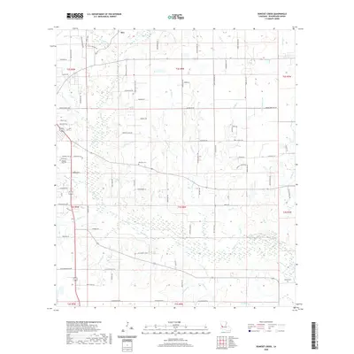 2020 Map of Boneset Creek, 2020 Print