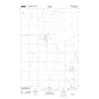 2012 Map of Bonesteel, 2012 Print