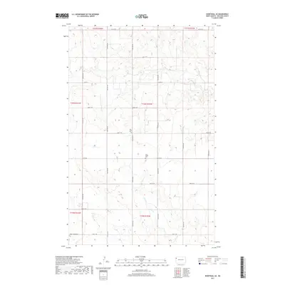 2017 Map of Bonetraill SE, 2017 Print