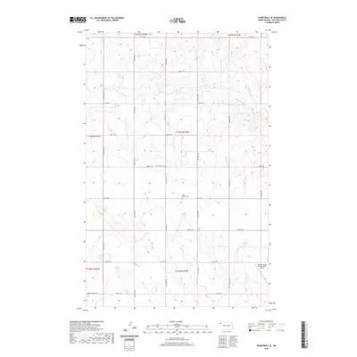 2020 Map of Bonetraill SE, 2020 Print