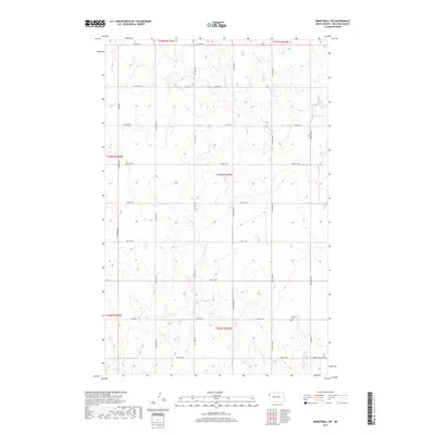2017 Map of Bonetraill SW, 2017 Print