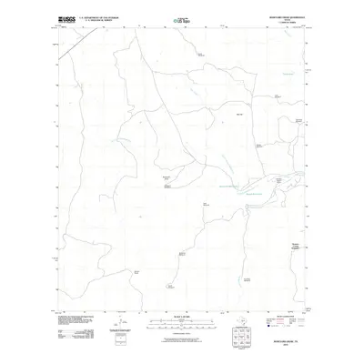 2010 Map of Boneyard Draw, 2010 Print