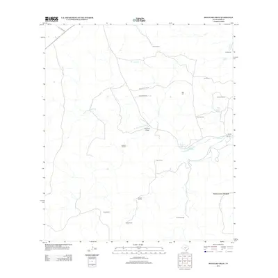 2013 Map of Boneyard Draw, 2013 Print