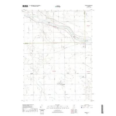 2018 Map of Bonfield, 2018 Print