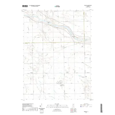 2021 Map of Bonfield, 2021 Print