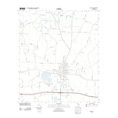 2012 Map of Bonifay, 2012 Print