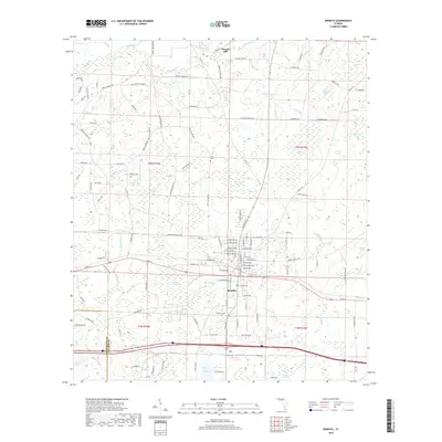 2018 Map of Bonifay, 2018 Print