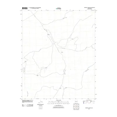 2010 Map of Bonine Canyon, 2010 Print
