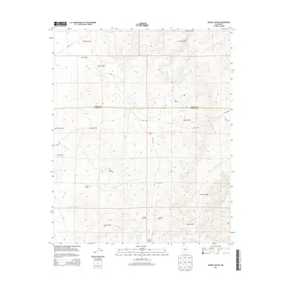 2013 Map of Bonine Canyon, 2013 Print